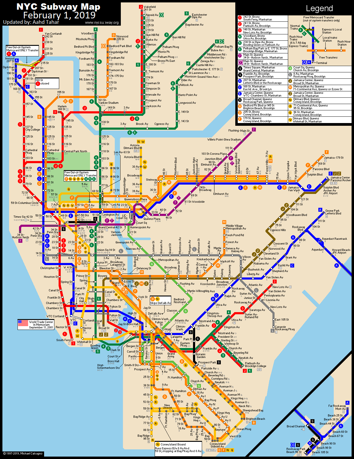 Subway map - topological diagram for navigating a system